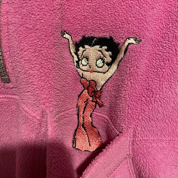 Betty Boop Fleece Jacket Y2K 2005 - Picture 2 of 4
